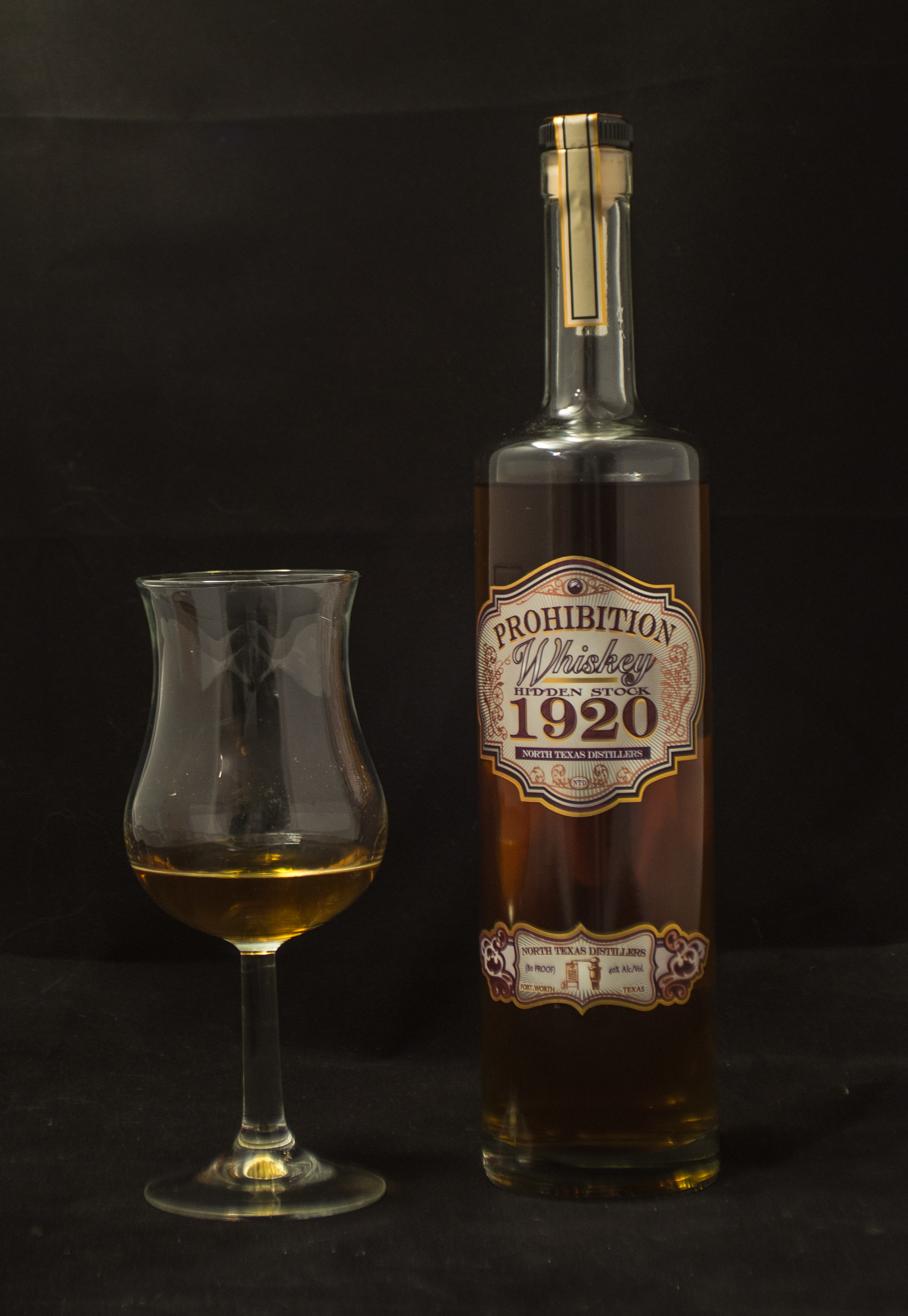 North Texas Distillers Prohibition Whiskey - Hidden Stock 1920